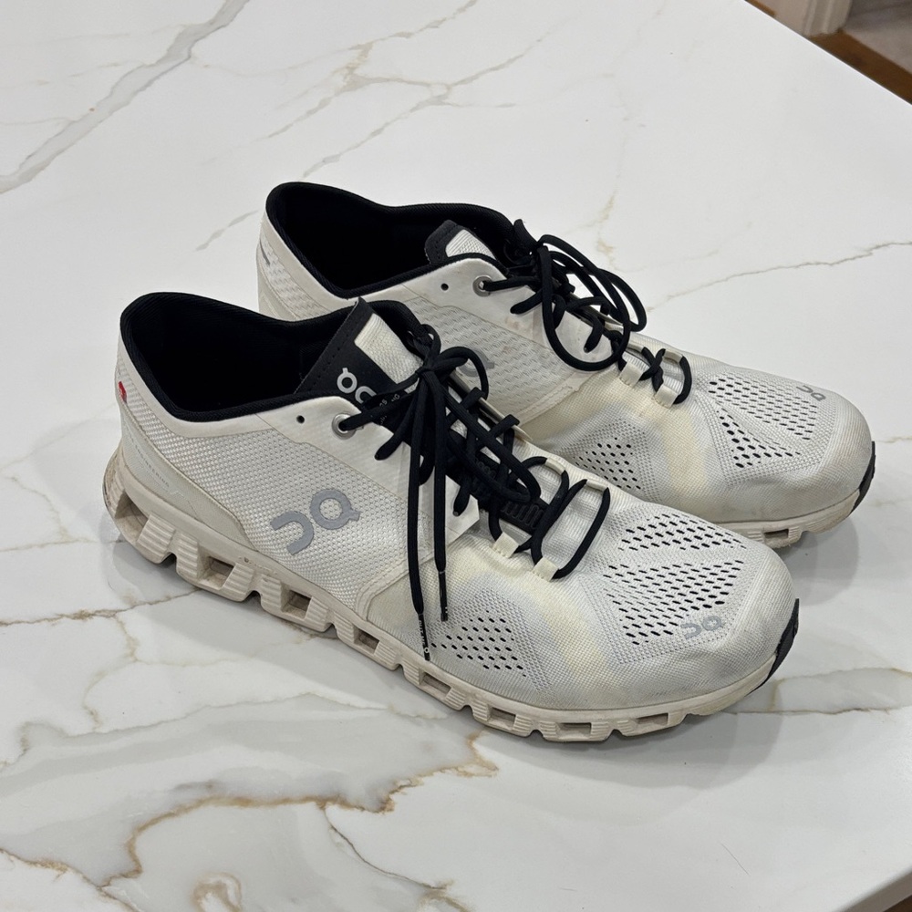 On Running White Athletic Shoes